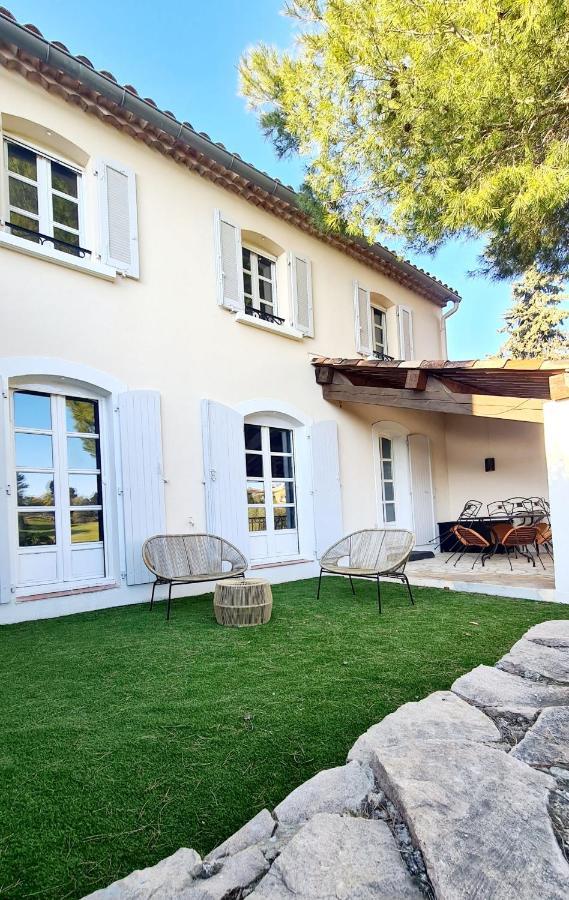 Superbe Villa-Domaine Avec Golf Piscine Et Tennis Saint-Cyr-sur-Mer Exterior foto